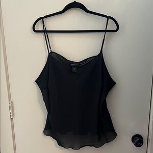 Love Stitch Black Camisole Top